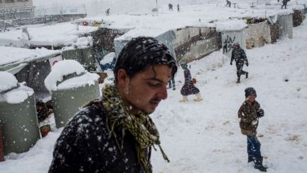 Refugees coping after harsh snowstorm